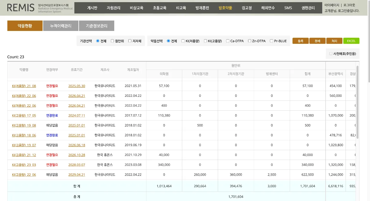 REMIS 방사선비상진료 시스템